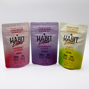 HABIT Delta 9 THC Live Rosin Gummy – Kushberry Punch – Hybrid