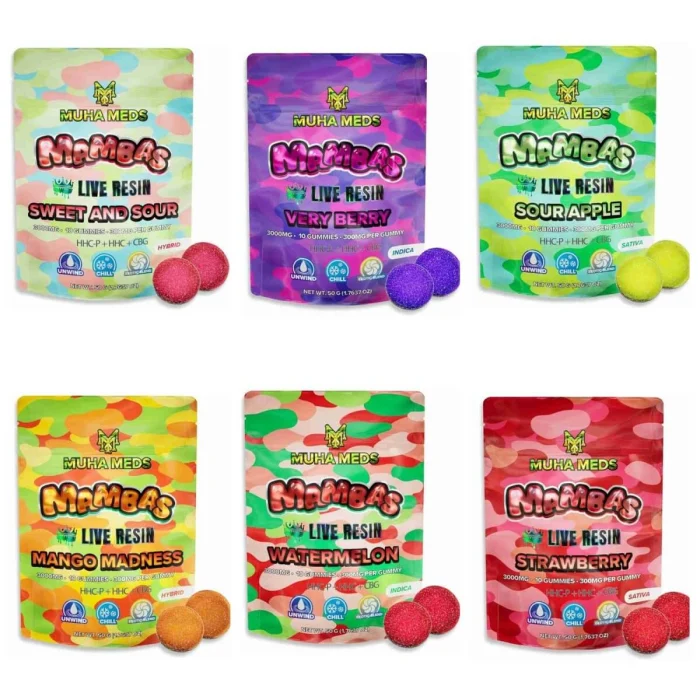Muha Meds Live Resin Gummies - 3000mg